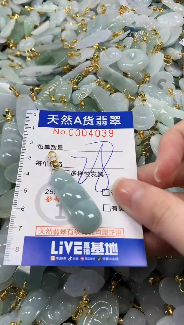 颈饰未镶嵌翡翠纯天然a货翡翠