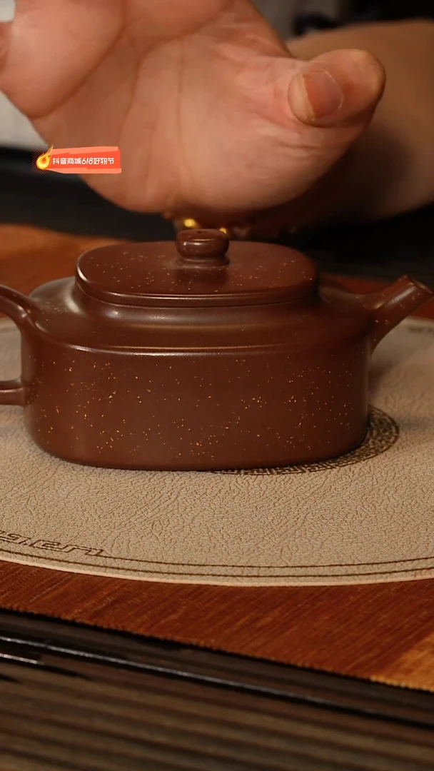 茶壶紫砂宜兴紫砂DXY 紫泥 云柱