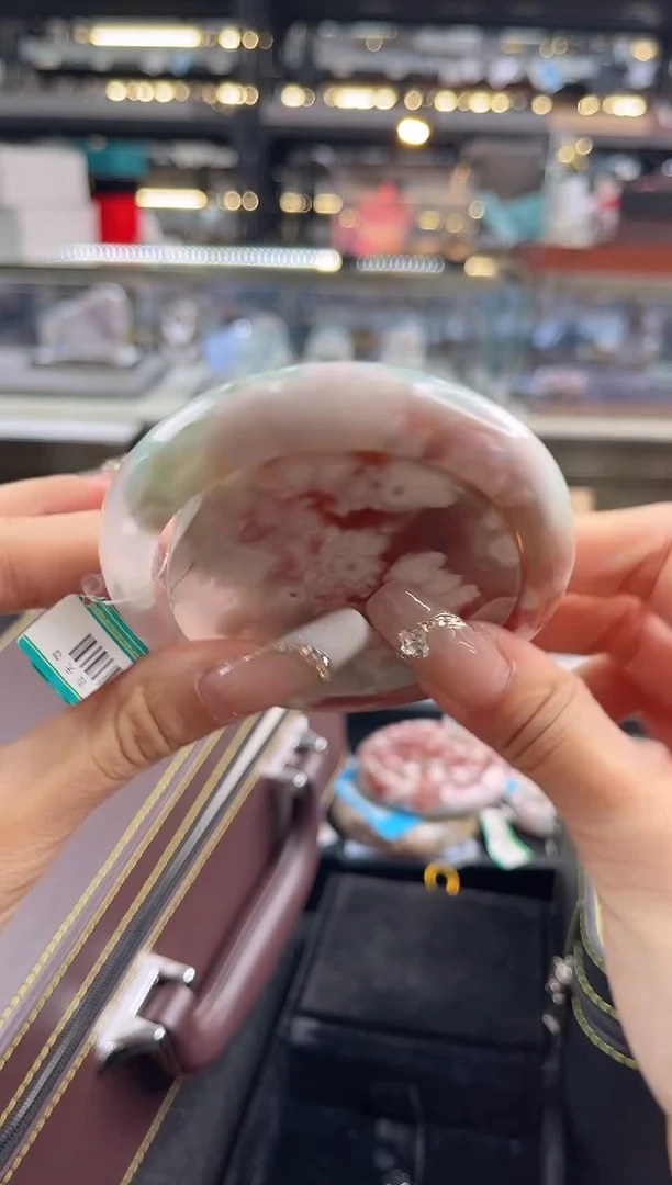 未镶嵌手镯石英质玉瑾圈口（赠品镯心）