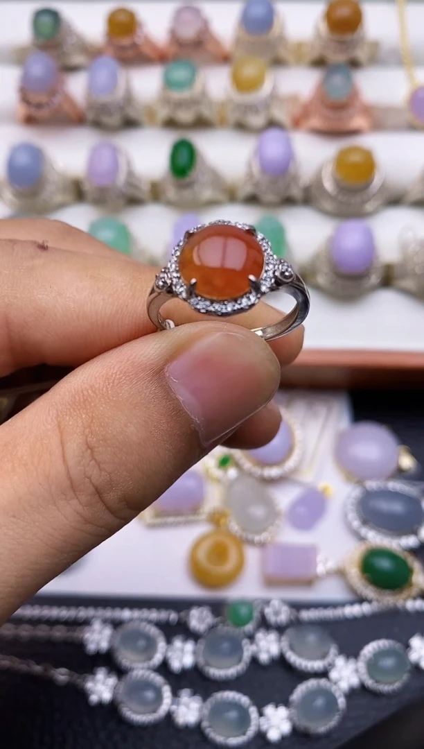 翡翠戒指未镶嵌福利0025