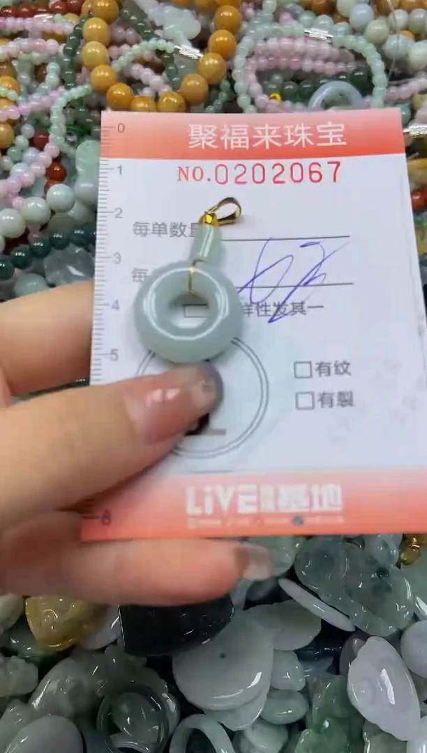 翡翠未镶嵌颈饰闪购0202067多样性发其一