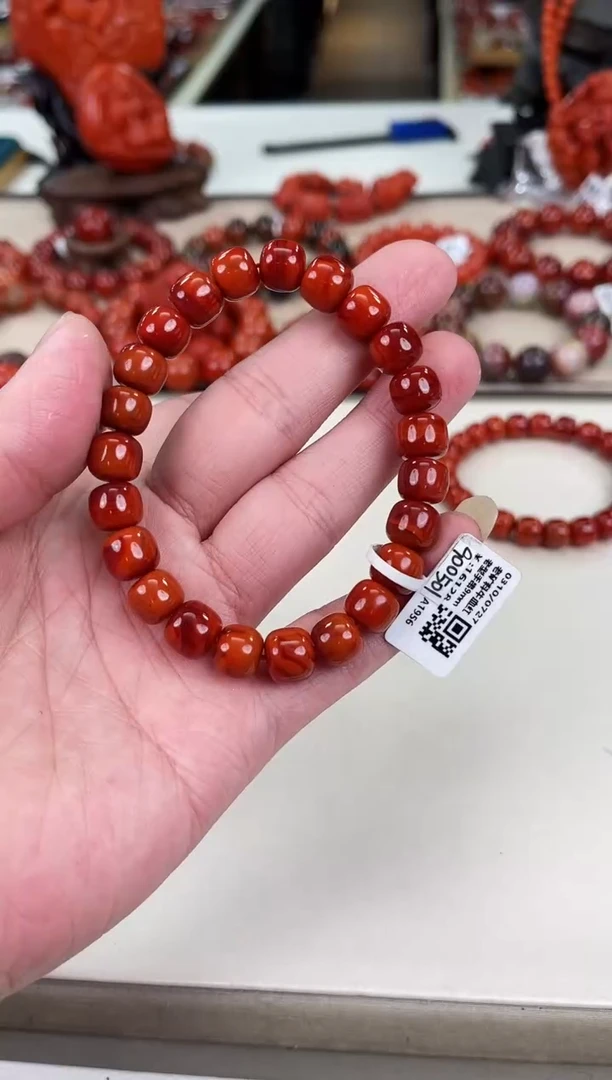 未镶嵌瓦西老型手串9+南红玛瑙（多样式发其一）