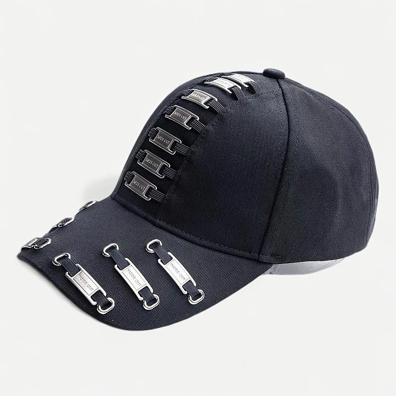 鸭舌帽嘻哈棒球帽休闲帽子运动百搭网帽男士韩版黑色户外遮阳帽