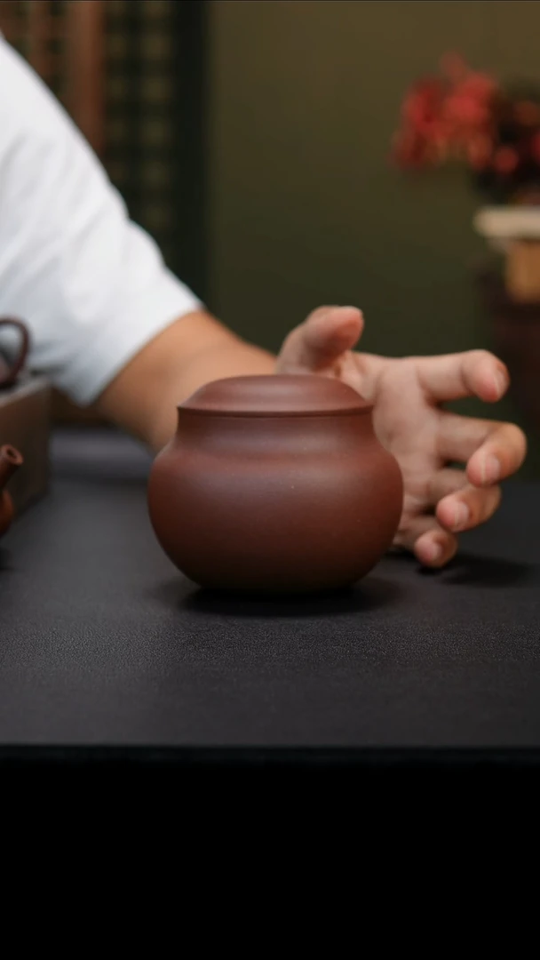 茶壶紫砂M****a紫砂大号茶叶罐