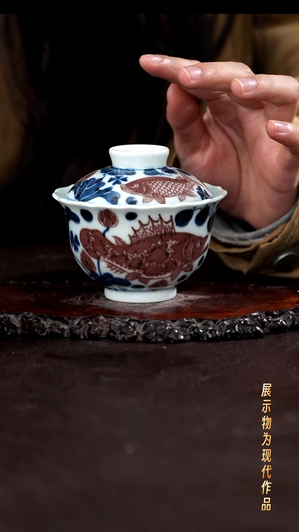 杯子瓷景德镇全手工手绘瓷器！