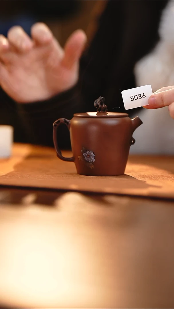 雲梦茶器紫陶茶壶8036