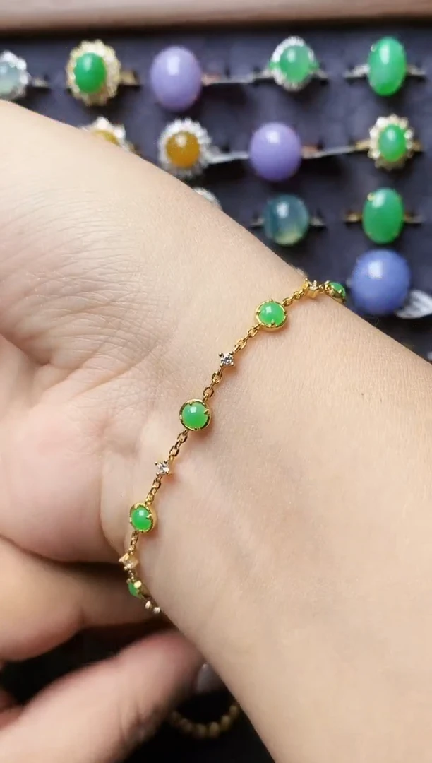 银S925镶嵌戒指翡翠1531