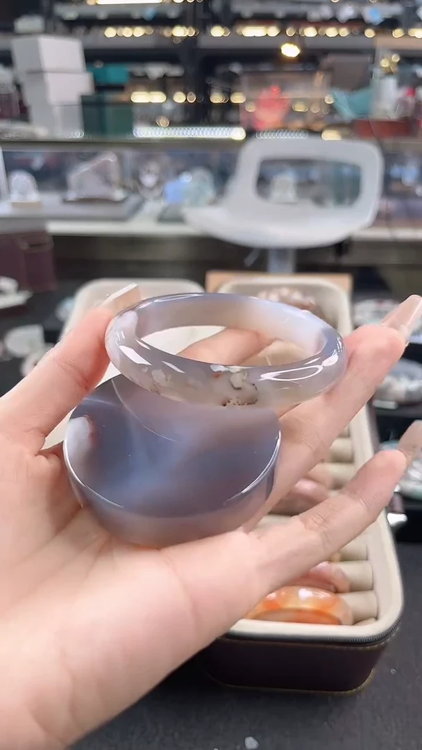 未镶嵌手镯石英质玉59圈口 （赠品镯心）366457