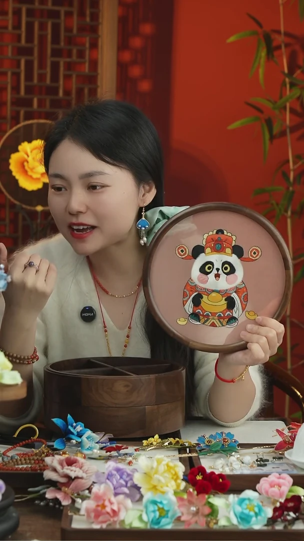 刺绣闪购纯手工非遗国风饰品