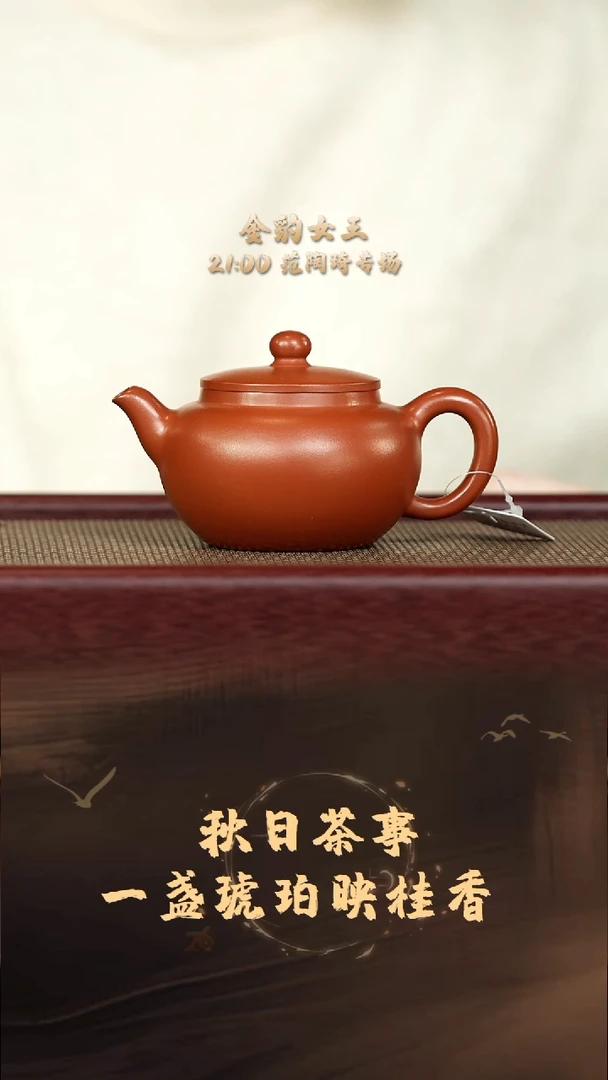 茶壶紫砂 时韵 周乾制 小红泥 210cc