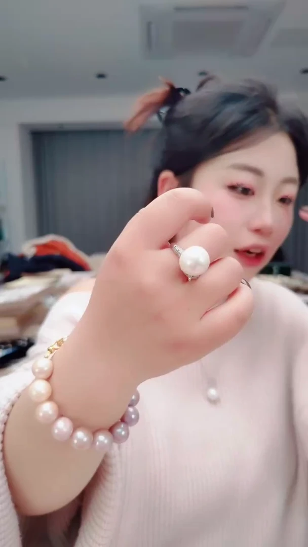 颈饰未镶嵌淡水珍珠2957戒指