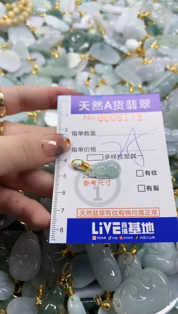 颈饰未镶嵌翡翠天然A货翡翠