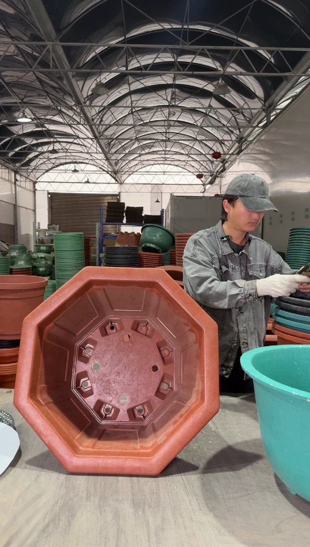 【闪购商品】复合65八角花盆2个