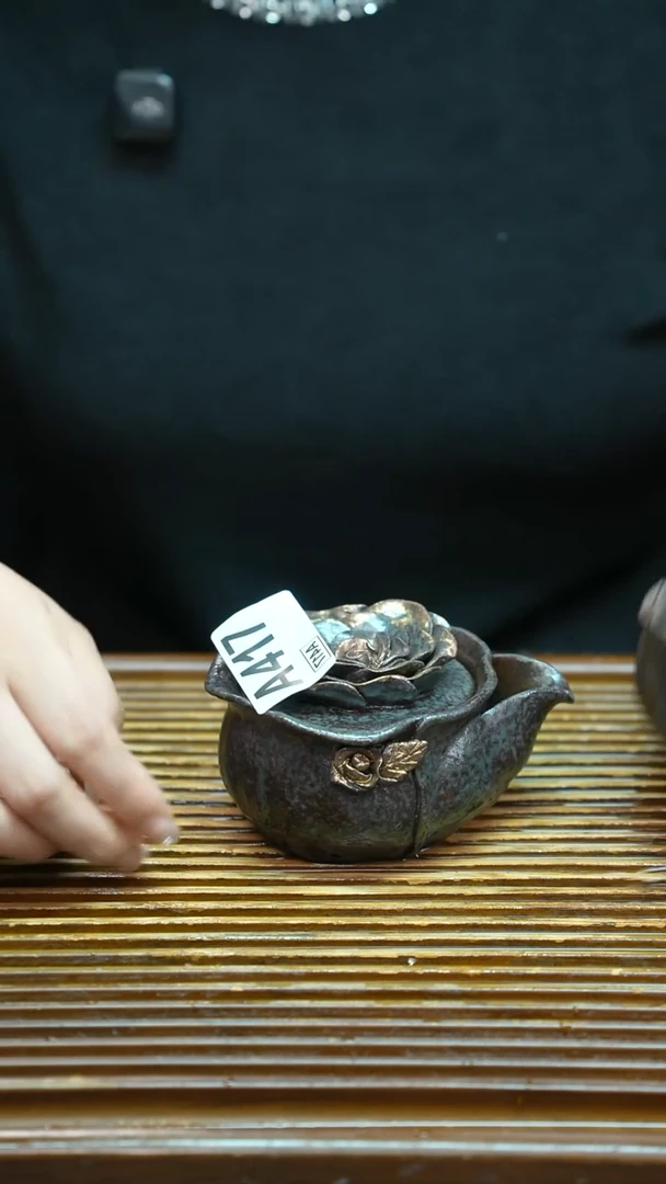 万古烧粗陶手工茶具