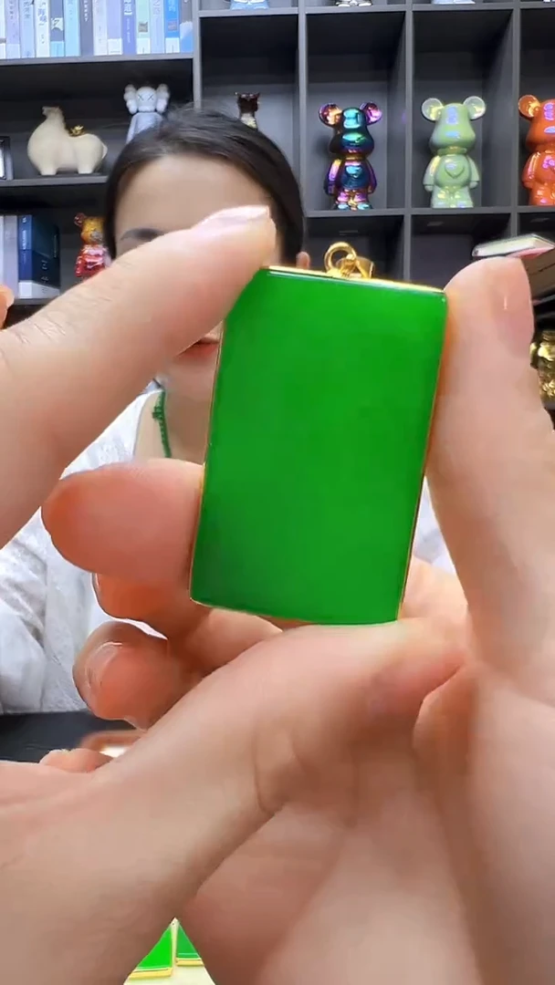 翡翠14K金镶嵌颈饰丹丹diy劲饰