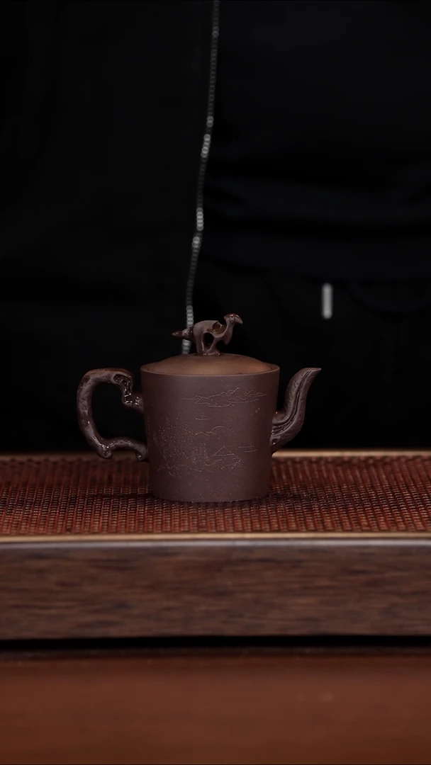 茶壶紫砂龙**龘徐壶记精品