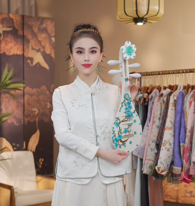 《蝶梦幽香 -马夹》新中式刺绣国风春夏限定清新双面穿马夹