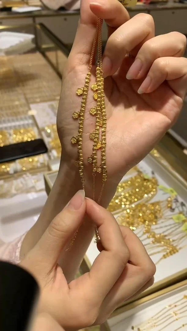 【闪购商品】定制足金手链(多样性发)S534|5307