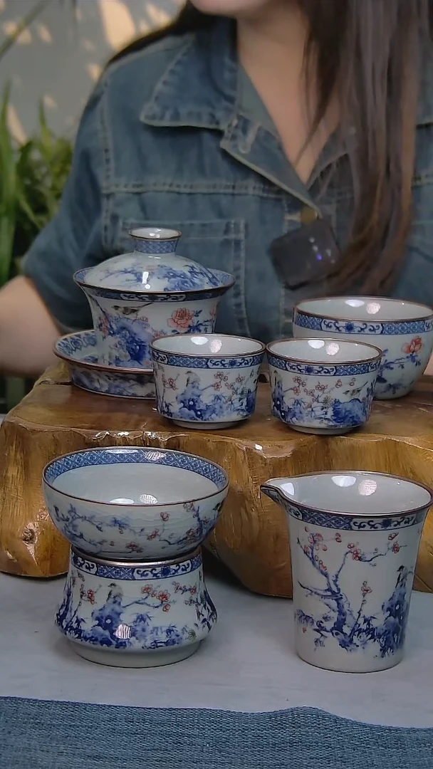 简装家用款6件套 陶瓷家用茶具系列
