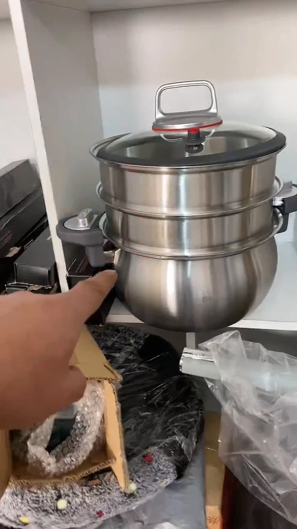 水晶玻璃1微压锅7L