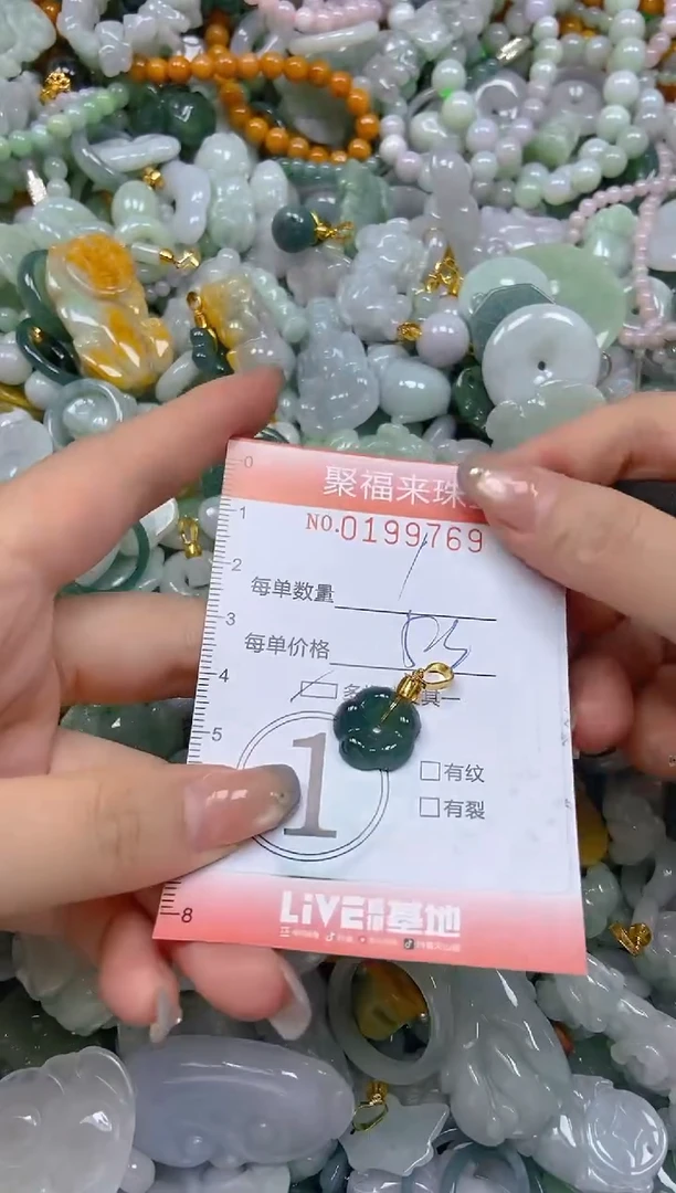 翡翠未镶嵌颈饰闪购0199769多样性发其一