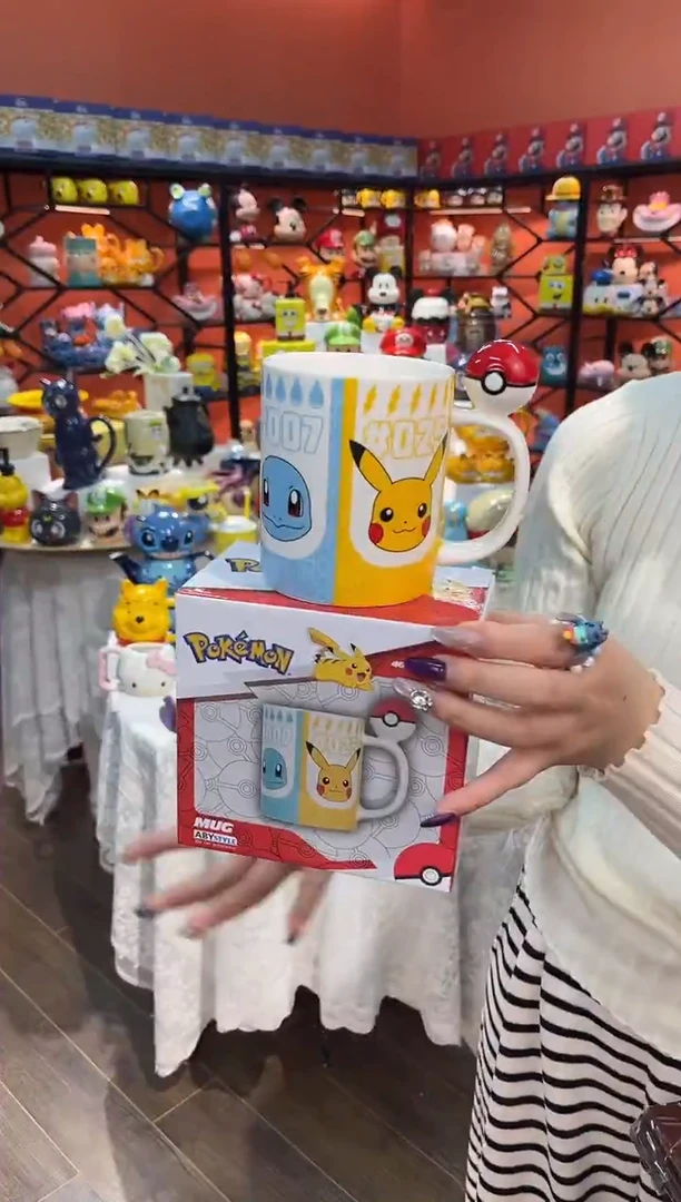 瓷片@@神奇宝贝第一世代陶瓷水杯（礼盒）