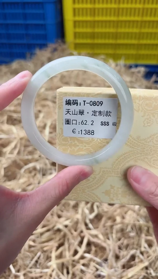 未镶嵌手镯石英质玉T-0809