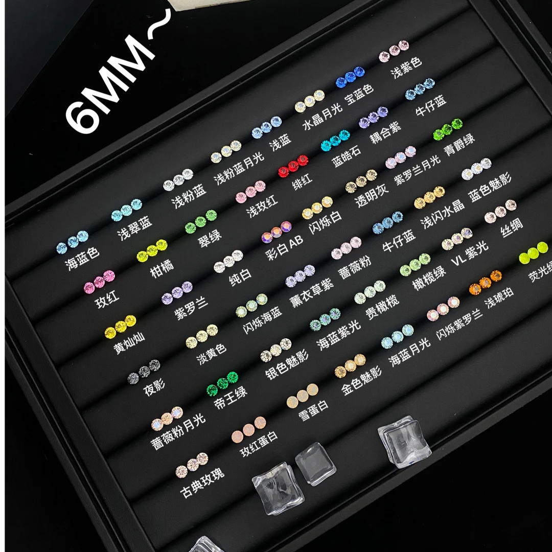 6.2MM托盘超仙华子钛合金内螺旋0.9牙口耳钉钛钢