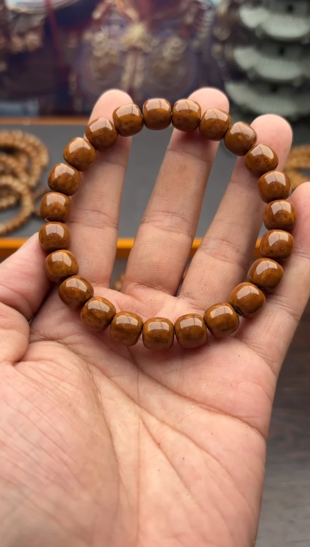 紫金鼠手串15号实心老邢