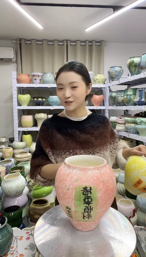 11.17陶瓷花盆直播链接高.  20    口 12