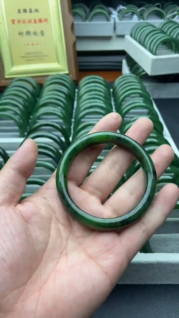 未镶嵌手镯和田玉（碧玉）9-58.7