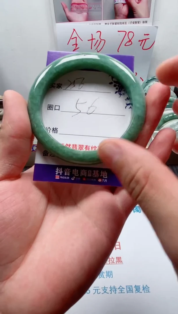 未镶嵌手镯翡翠256