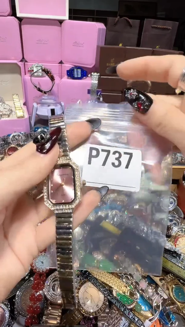 石英机芯不锈钢不锈钢直播定闪专用