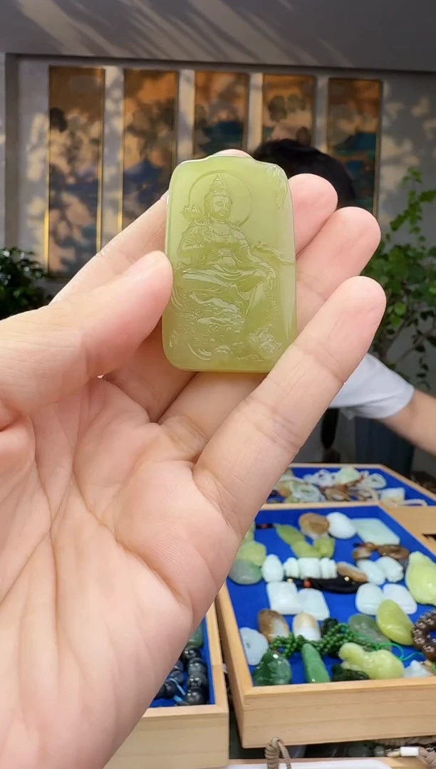 未镶嵌和田玉挂件拍一发一