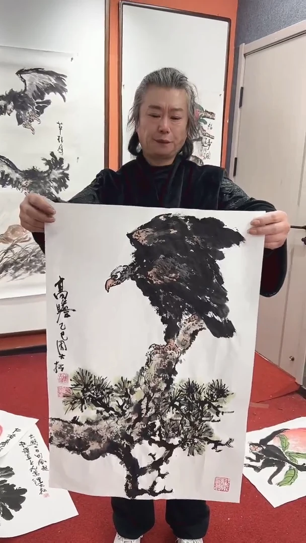 国画周大拙/国画/花鸟