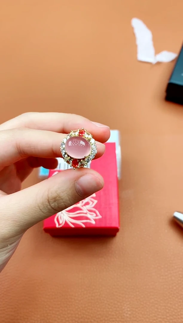 合金戒指玛瑙/玉髓天然精美戒指多样性发