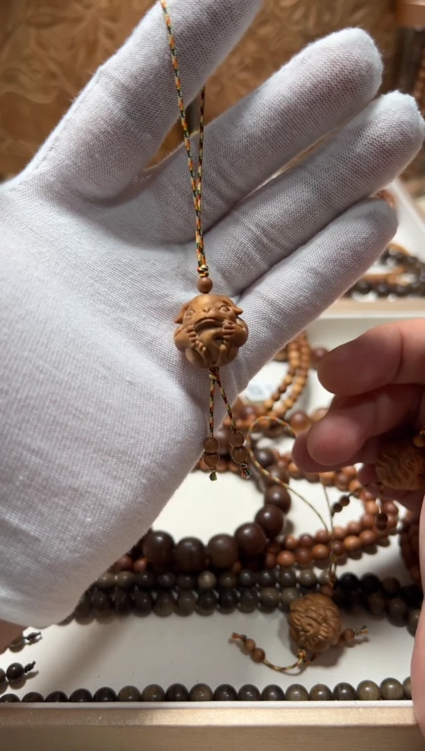 檀香木手串/手链小狗老山檀香