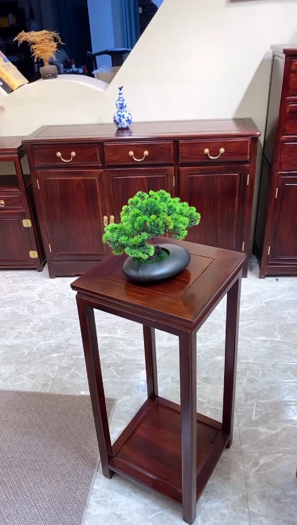 花梨木类成套家具36*36*80花架