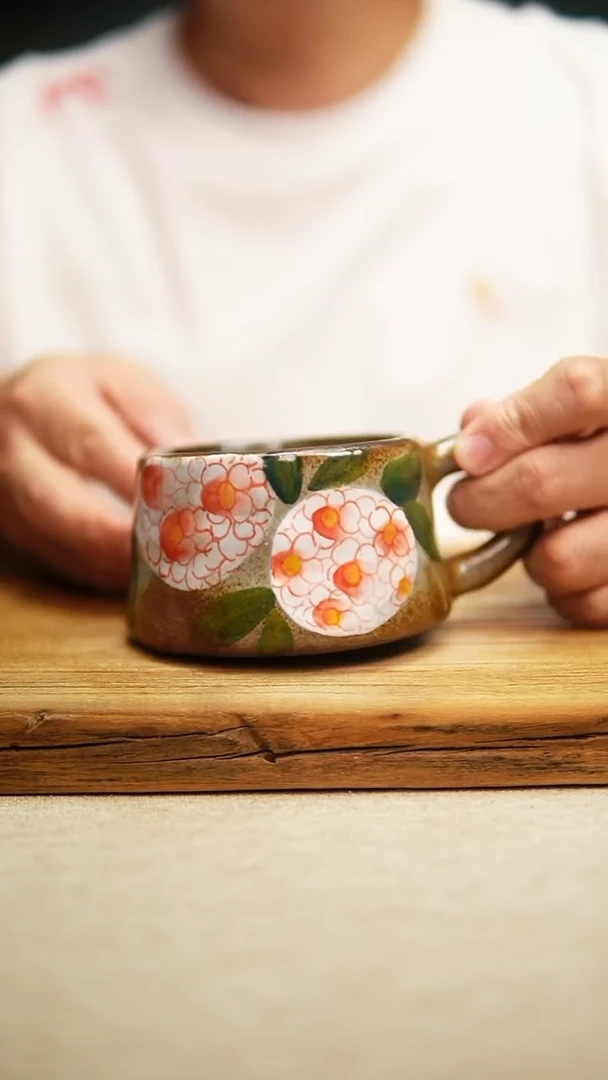 @@陶园瓷舍@@纯手工手绘@高温釉下彩