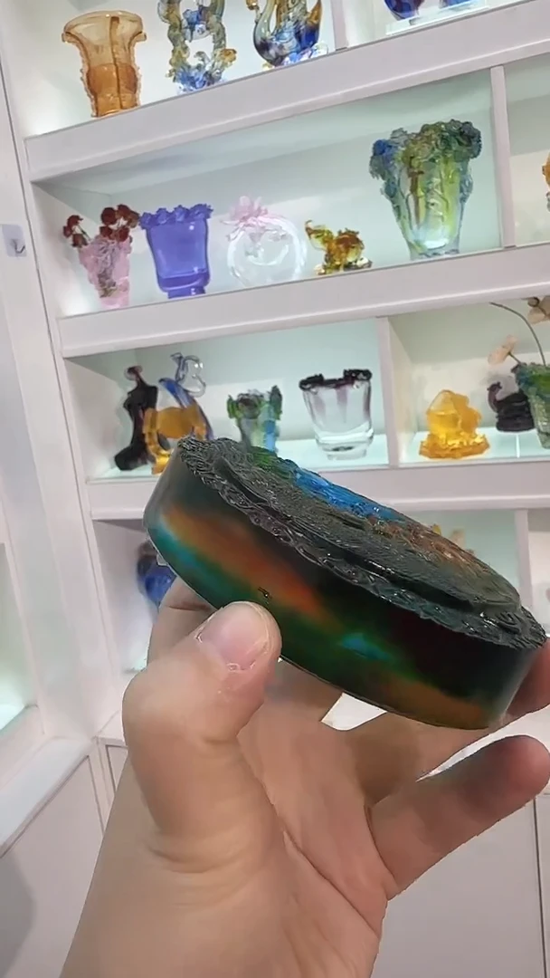 手工艺品琉璃凤凰