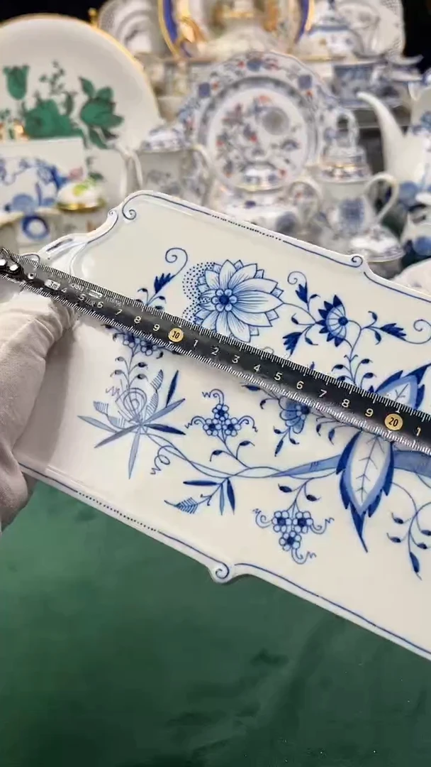 瓷片梅森蓝洋葱二等面包板