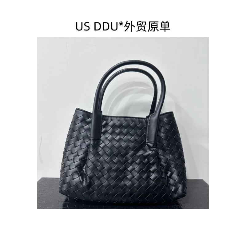 B 黑色编织篮子托特包手提包B2388/S027