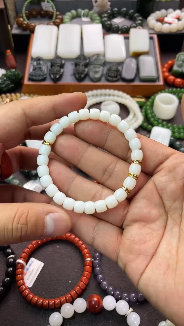 【闪购商品】和田玉8*7手串未镶嵌 多样性发一件THTY6214