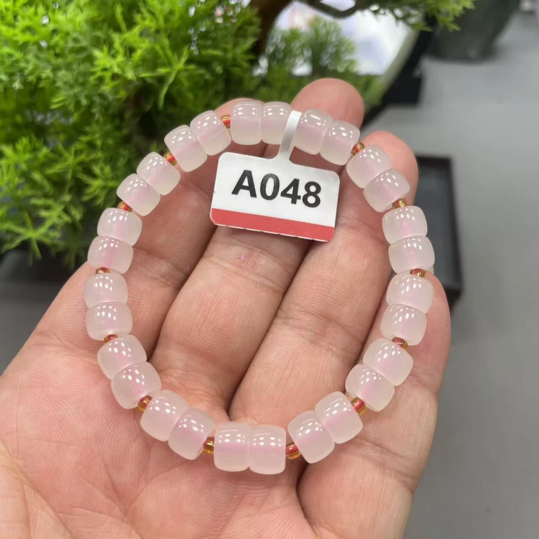 【喜汇甄选】A048粉水晶单圈手串