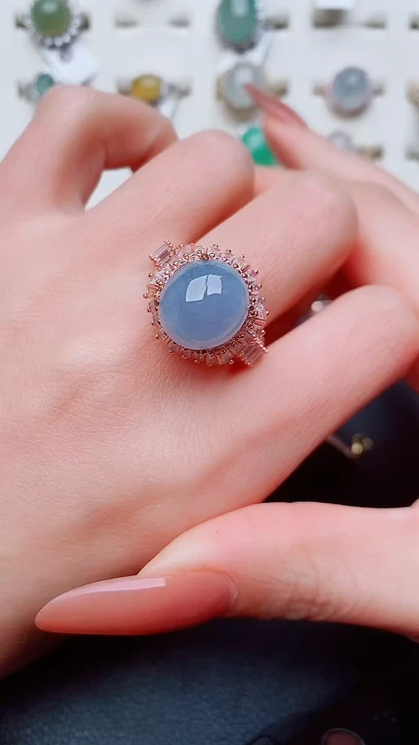 未镶嵌戒指翡翠...