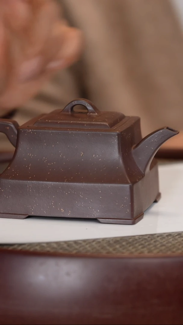 【闪购商品】紫砂茶壶【薛锋】紫泥四方