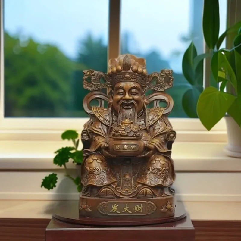 发大财财神玄关摆件长20cm高40cm  SPL