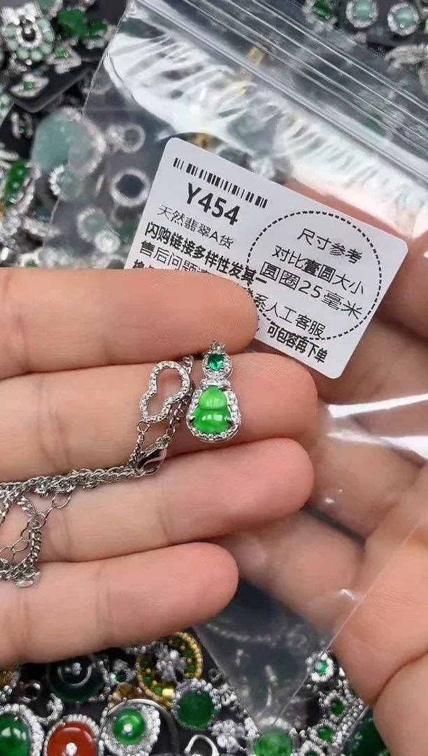 颈饰未镶嵌翡翠Y454项链