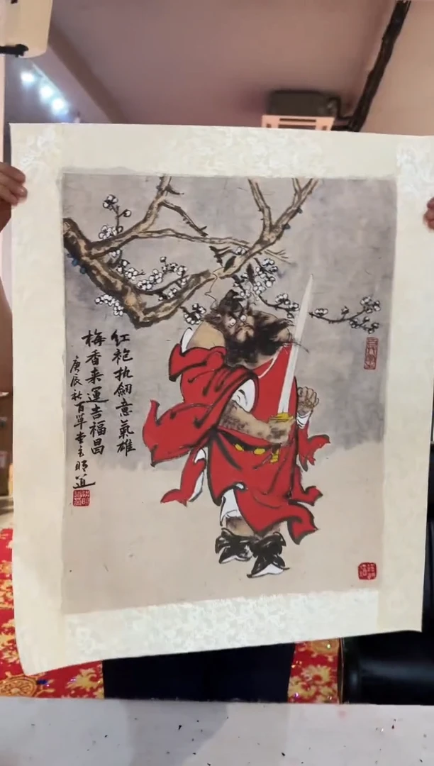 国画洪明道精品作品