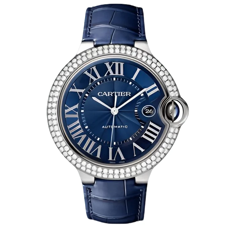 99新 Cartier/卡地亚 蓝气球蓝盘WSBB0025/0027/42mm后钻手表男款